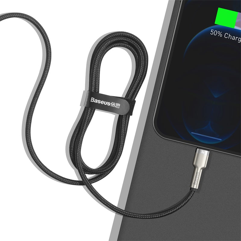 Baseus Cafule Series Metal Type-C to Lightning 20W Data Charging Cable
