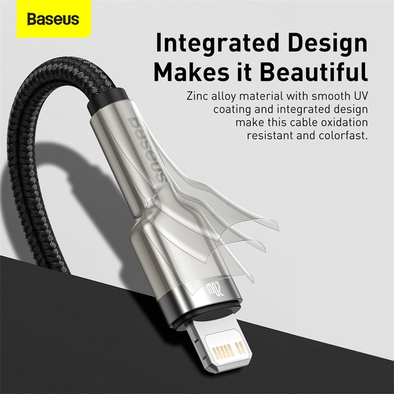 Baseus Cafule Series Metal Type-C to Lightning 20W Data Charging Cable