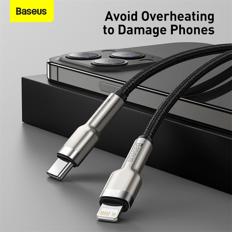 Baseus Cafule Series Metal Type-C to Lightning 20W Data Charging Cable
