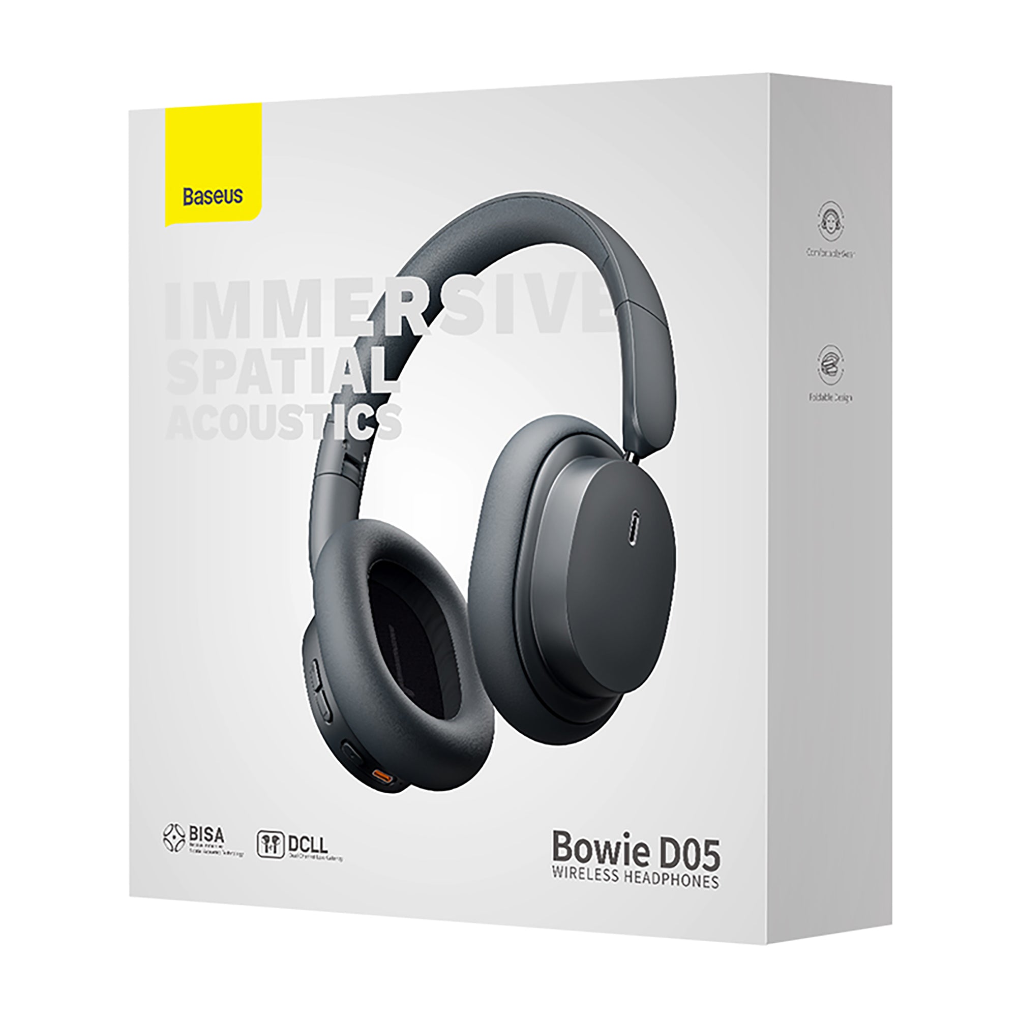 Baseus Bowie D05 Wireless Headphones - Cluster Black