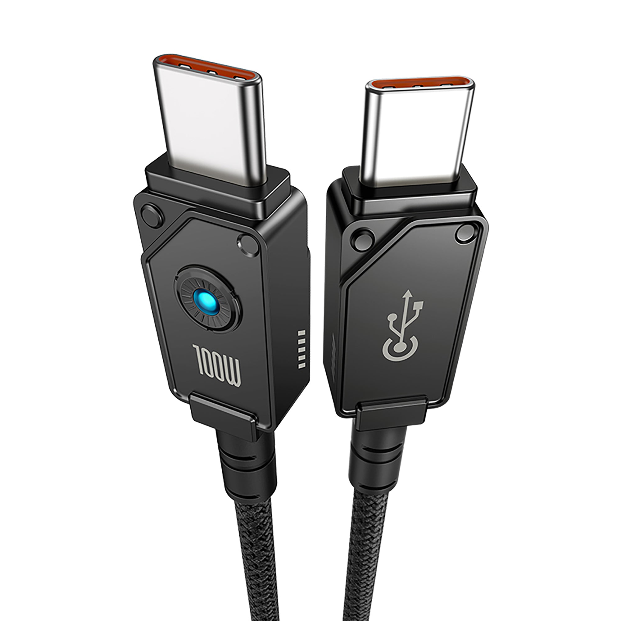 Baseus Unbreakable Series Fast Charging Data Cable Type C to Type C 100W 2m Cluster Black