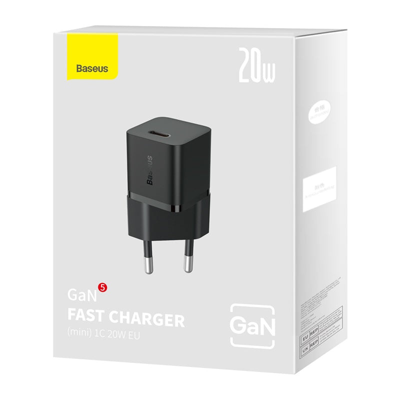 Baseus GaN5 Series Fast Charger Mini PD 20W