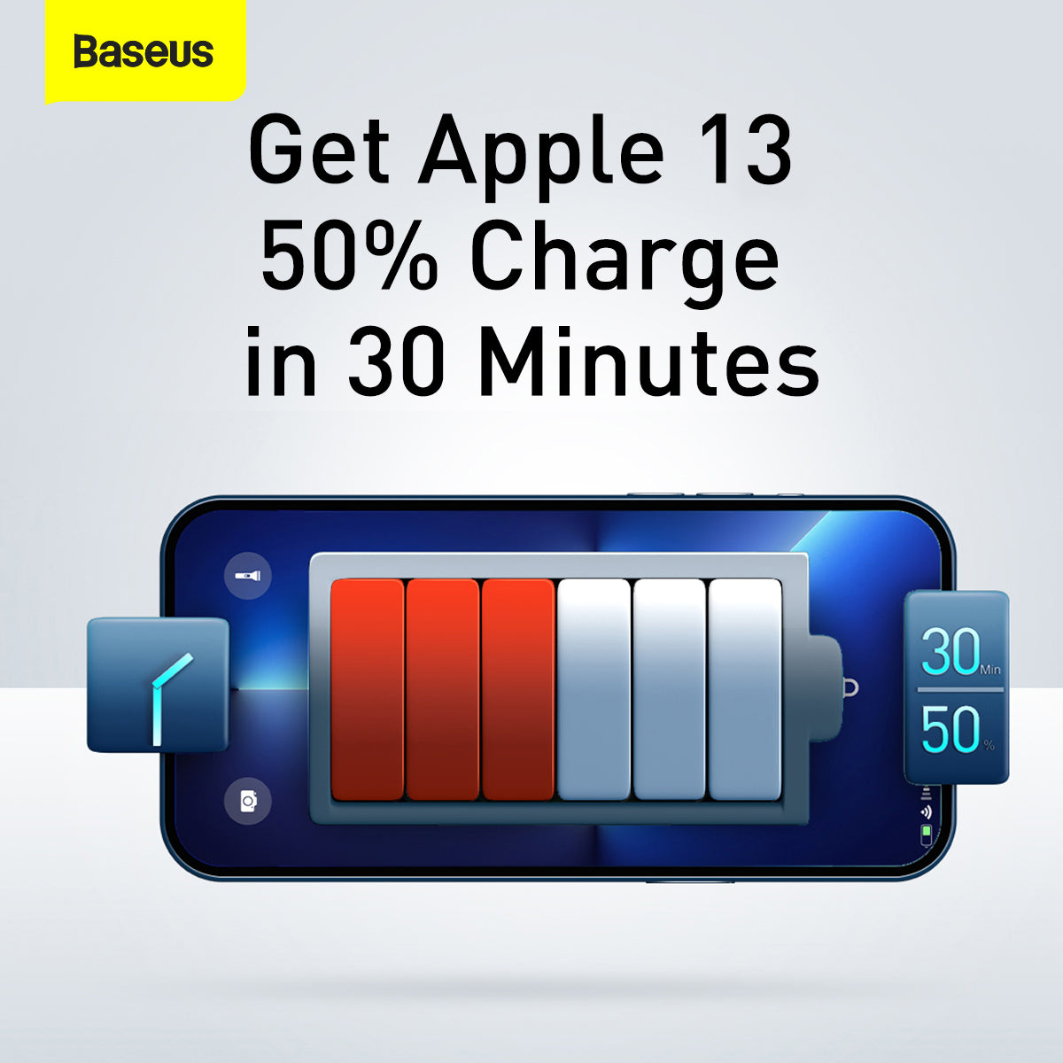 Baseus Compact Quick Charger 2U+C 30W EU