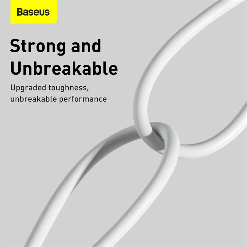 Baseus Superior Series Fast Charging Data Cable USB to iOS 2.4A 1M - White