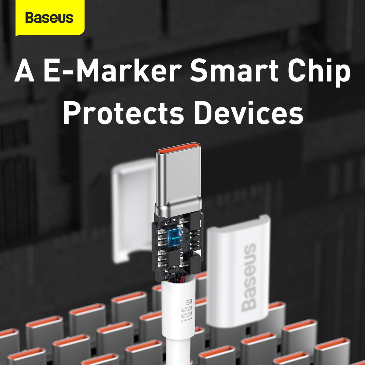 Baseus Superior Series Fast Charging Data Cable Type-C - Type-C 100W 1m