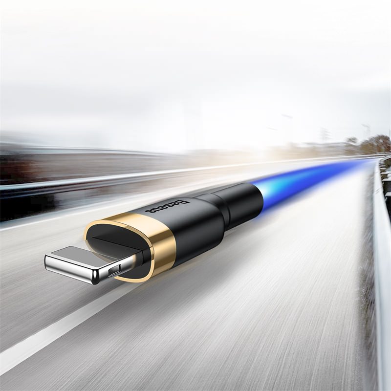 Baseus Cafule Series Fast Charging and Data Cable USB to iOS 1.5A 2M Black