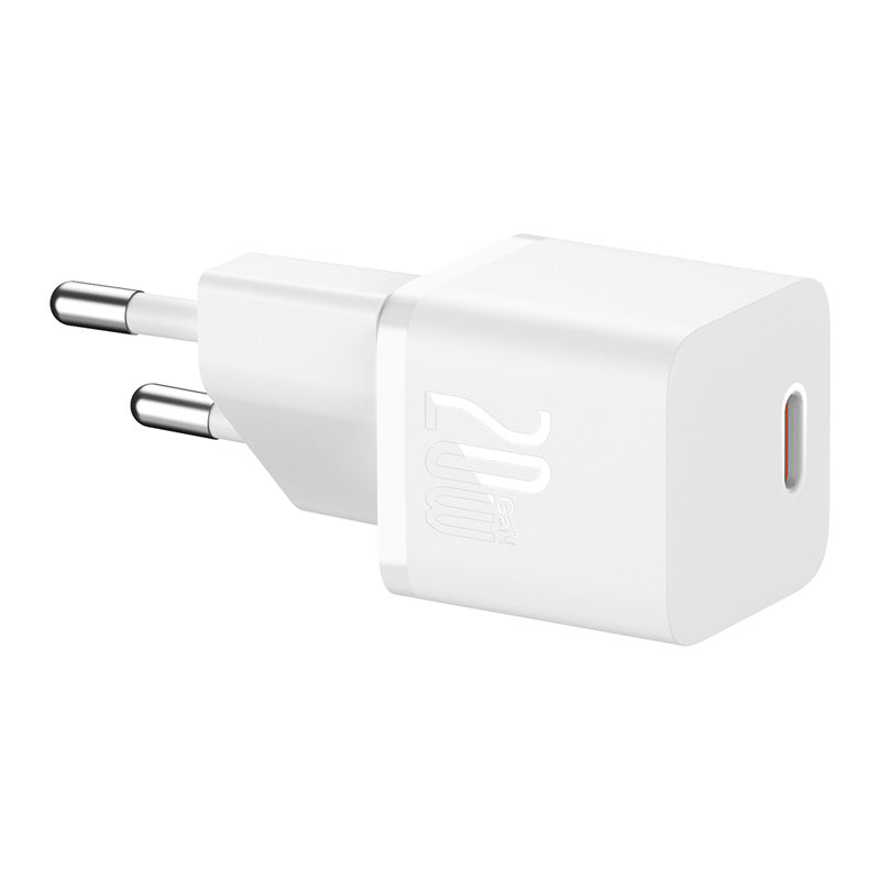 Baseus GaN5 Fast Charger(Mini) 1C 20W EU (With: Baseus Dynamic 3 Series Fast Charging Data Cable Type C to Type C 100W 1m