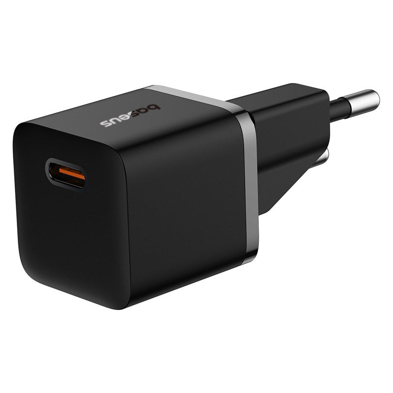 Baseus GaN5 Fast Charger(Mini) 1C 20W EU (With: Baseus Dynamic 3 Series Fast Charging Data Cable Type C to Type C 100W 1m