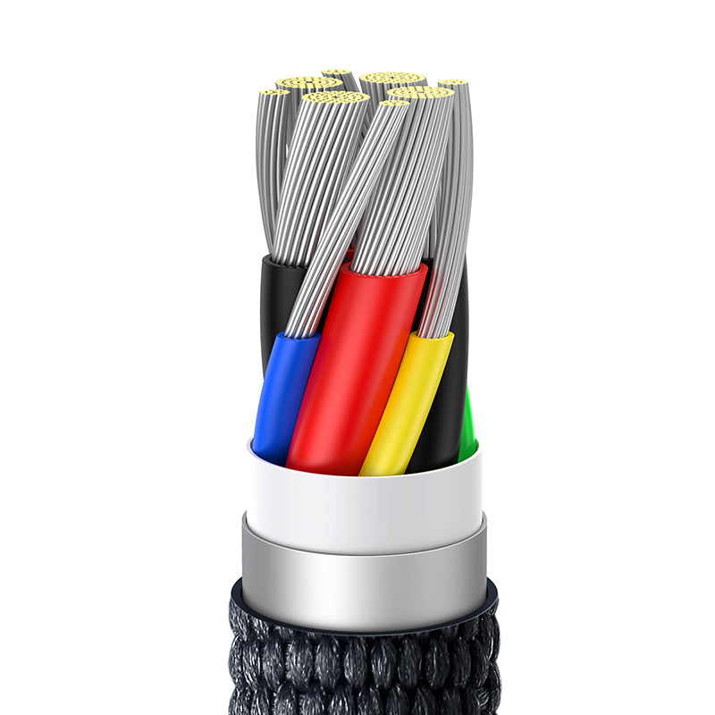 Baseus Crystal Shine Series Fast Charging Data Cable Type C to Type C 100W Black