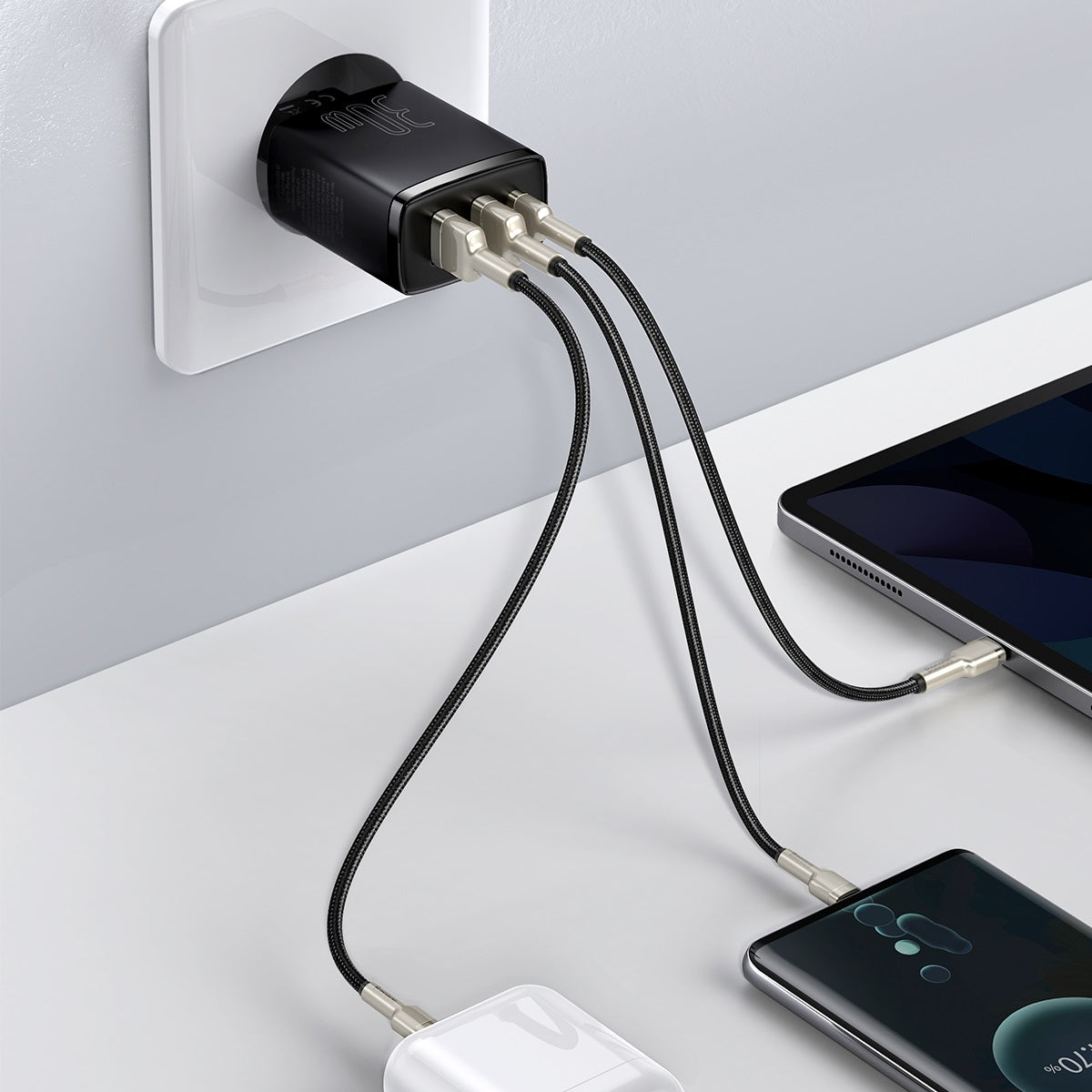 Baseus Compact Quick Charger 2U+C 30W EU