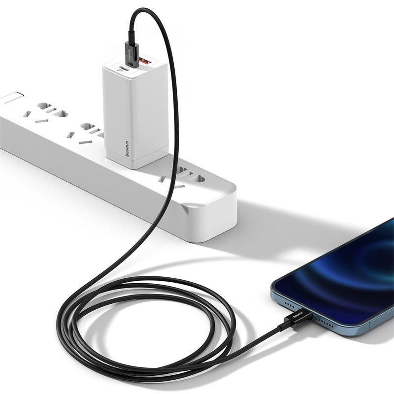 Baseus Superior Series Fast Charging Data Cable Type C to iOS PD 20W 2M Black
