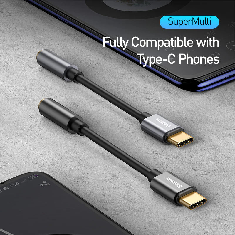 Baseus L54 Type C to 3.5mm Female Headphones Adapter