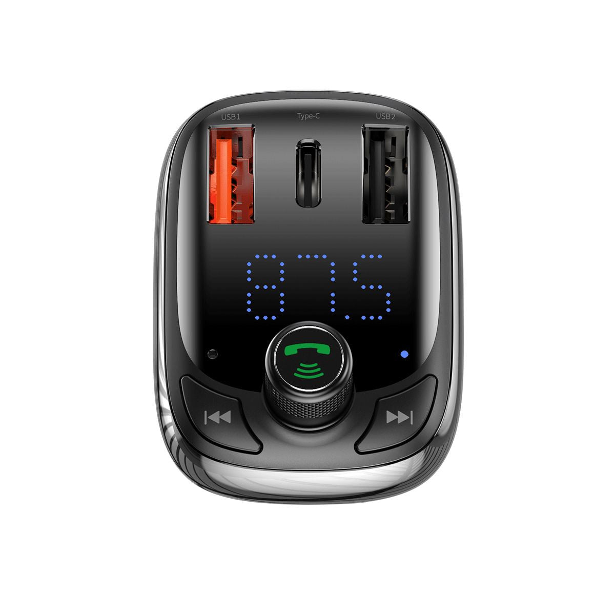 Baseus T Typed S-13 PPS MP3 Car Charger FM Transmitter