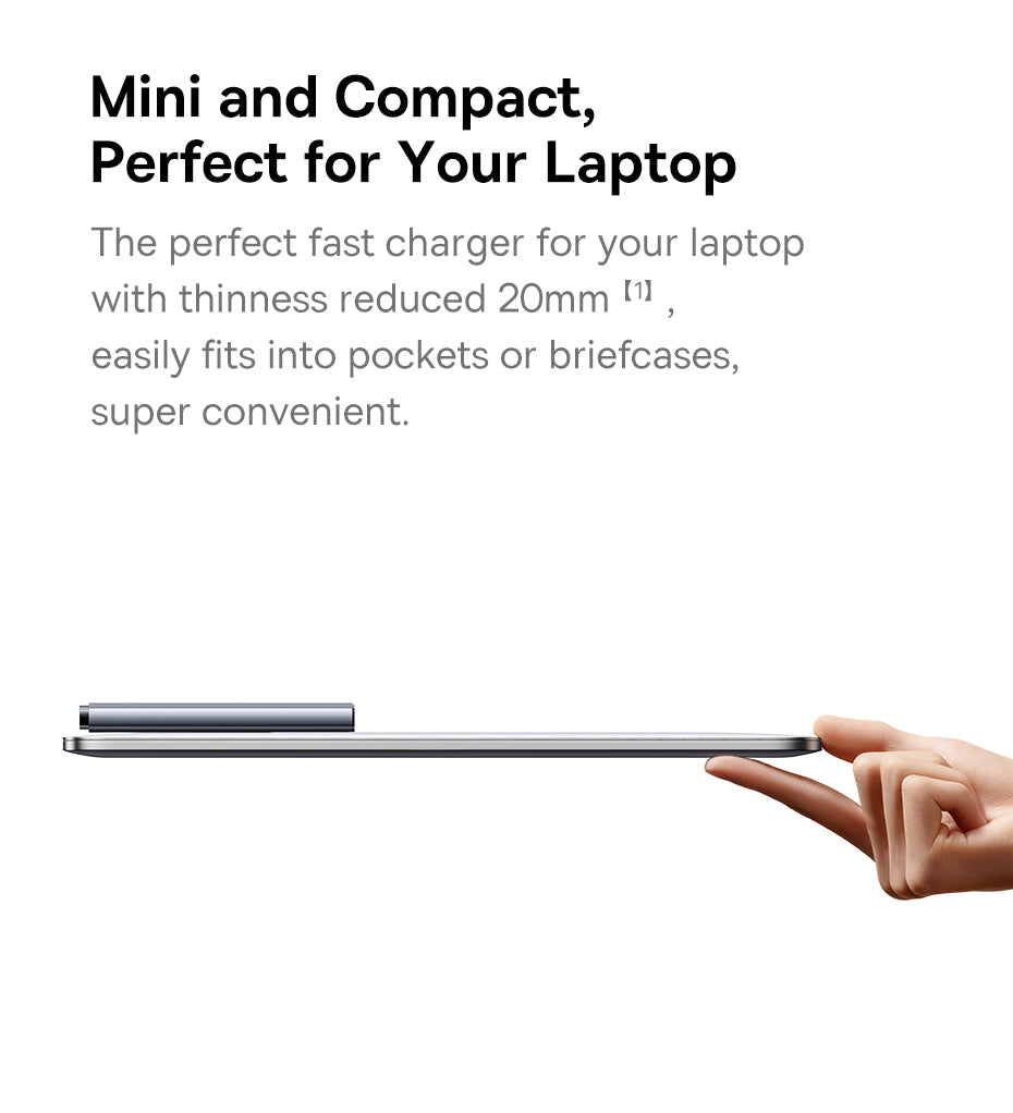 Baseus GaN5 Pro Ultra-Slim Fast Charger 65W & Type-C 1M Cable