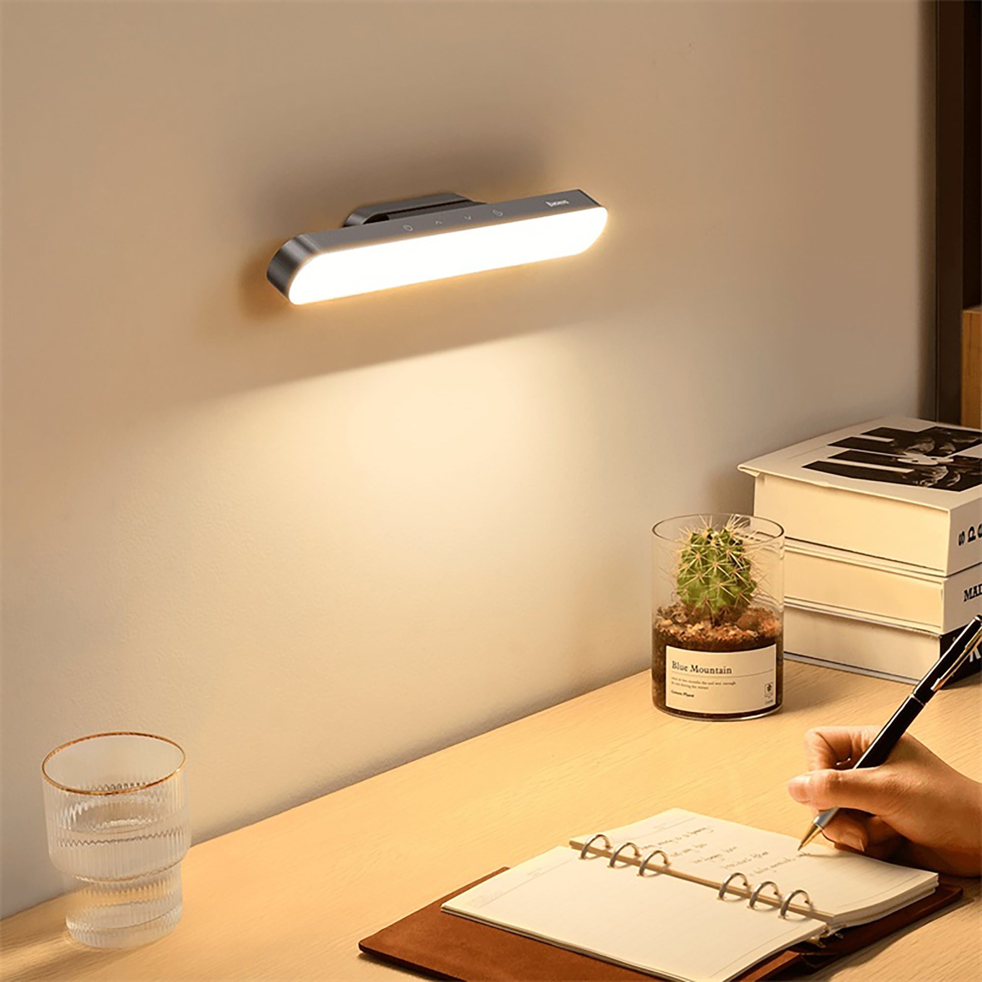 Baseus Magnetic Stepless Dimming Charging Desk Lamp Deep - Gray