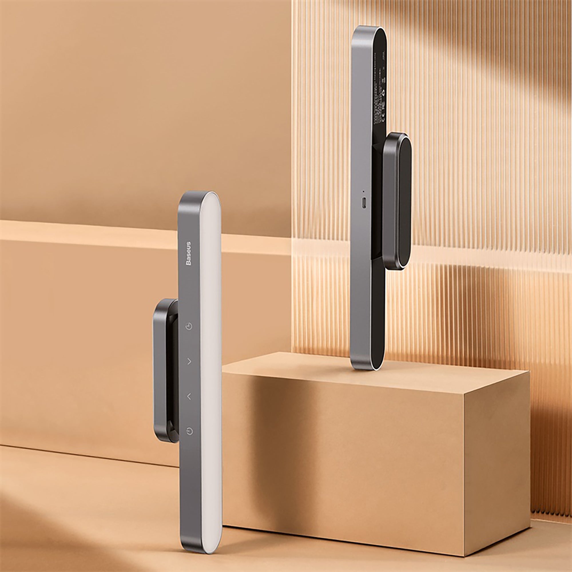 Baseus Magnetic Stepless Dimming Charging Desk Lamp Deep - Gray