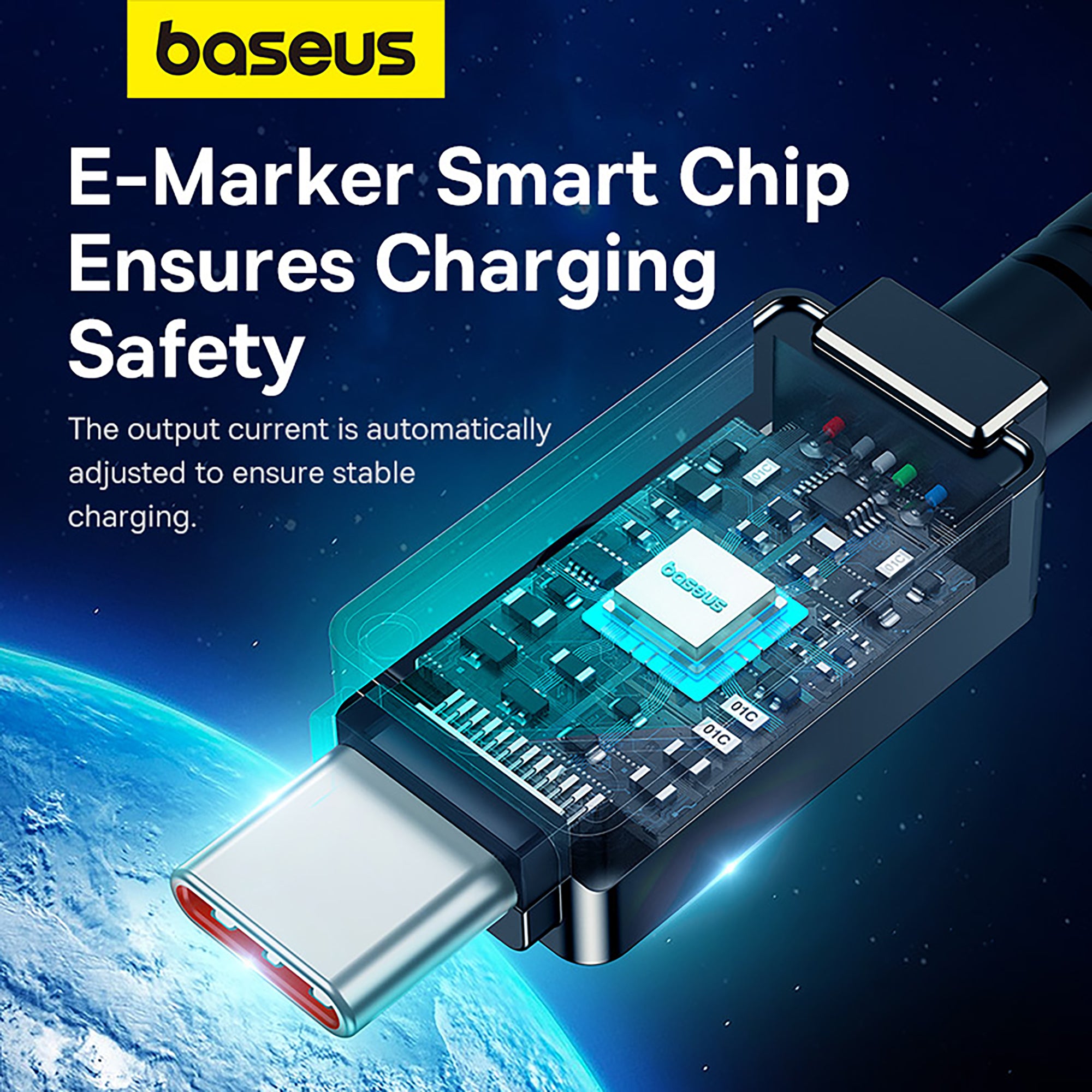Baseus Unbreakable Series Fast Charging Data Cable Type C to Type C 100W 2m Cluster Black