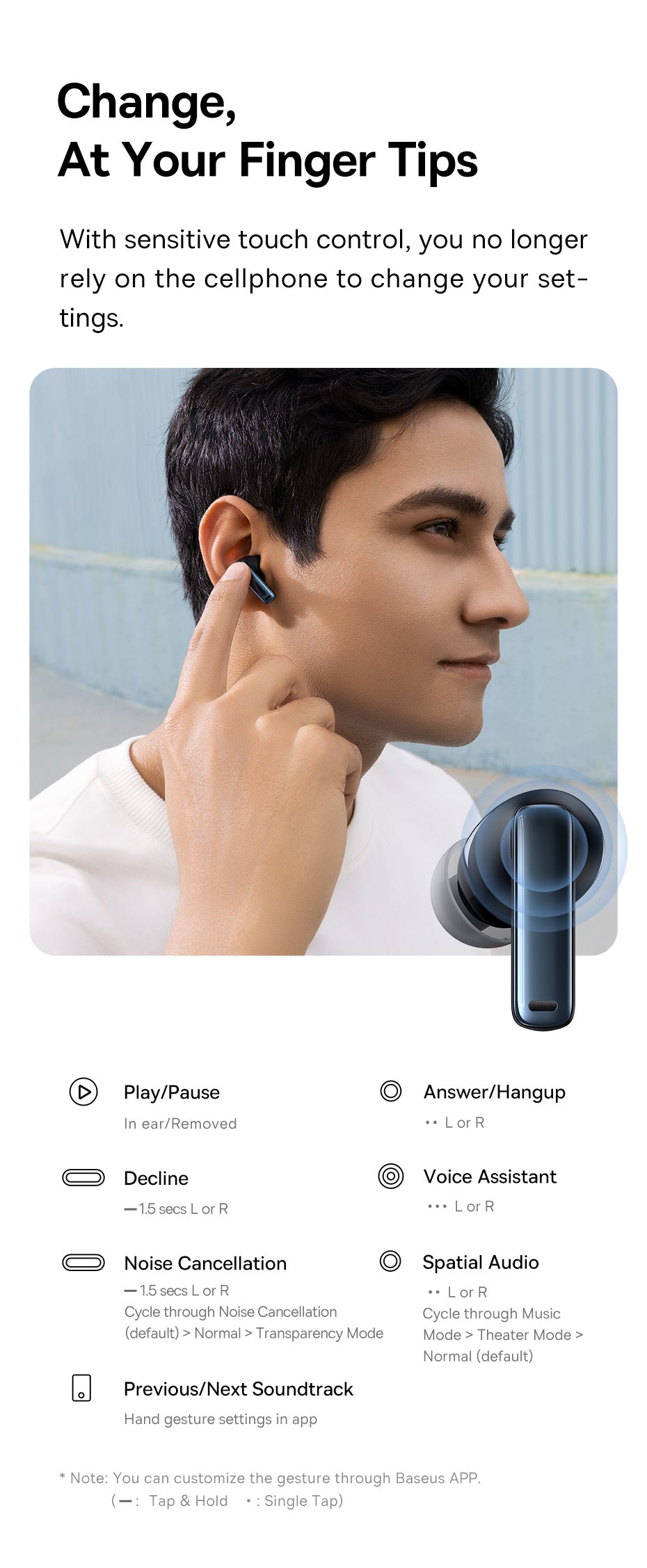 Baseus M2S Bowie Series True Wireless Earphones