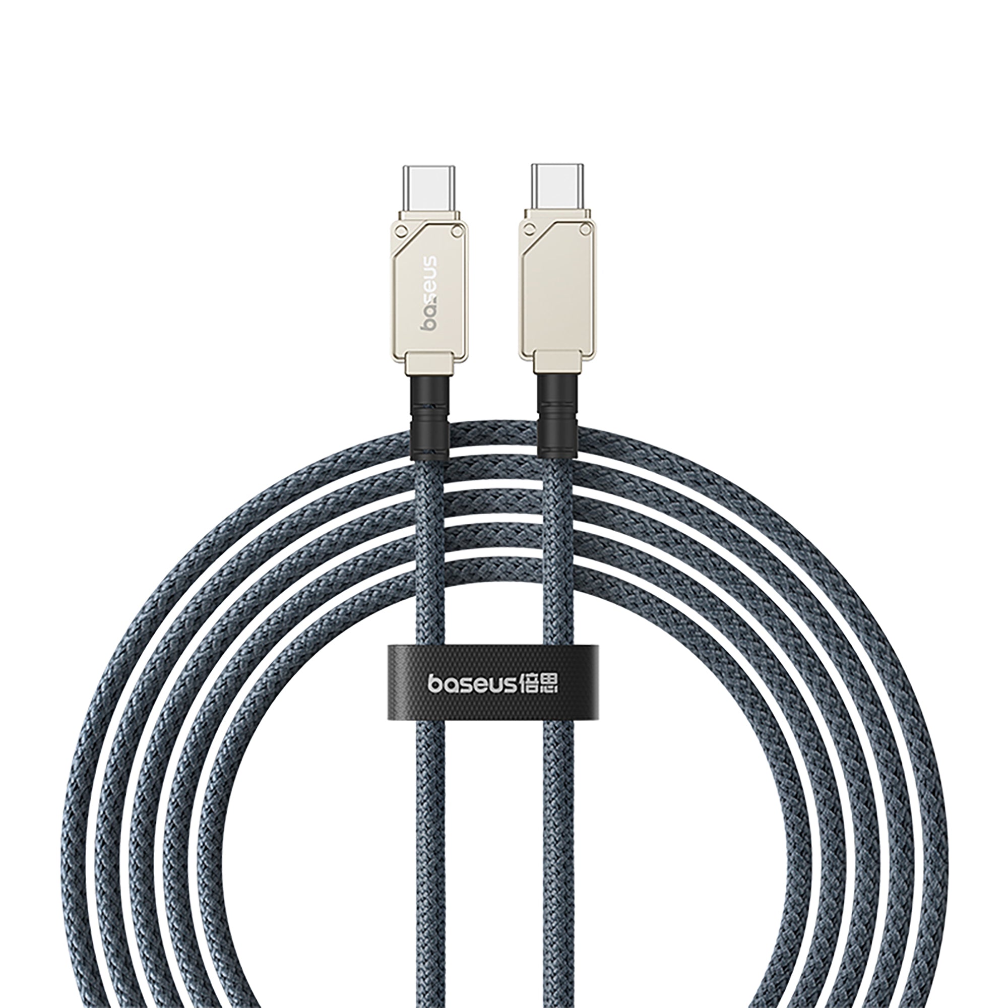 Baseus Unbreakable Series Fast Charging Data Cable Type C to Type C 100W 2m Stellar White