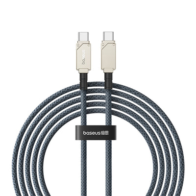 Baseus Unbreakable Series Fast Charging Data Cable Type C to Type C 100W 2m Stellar White
