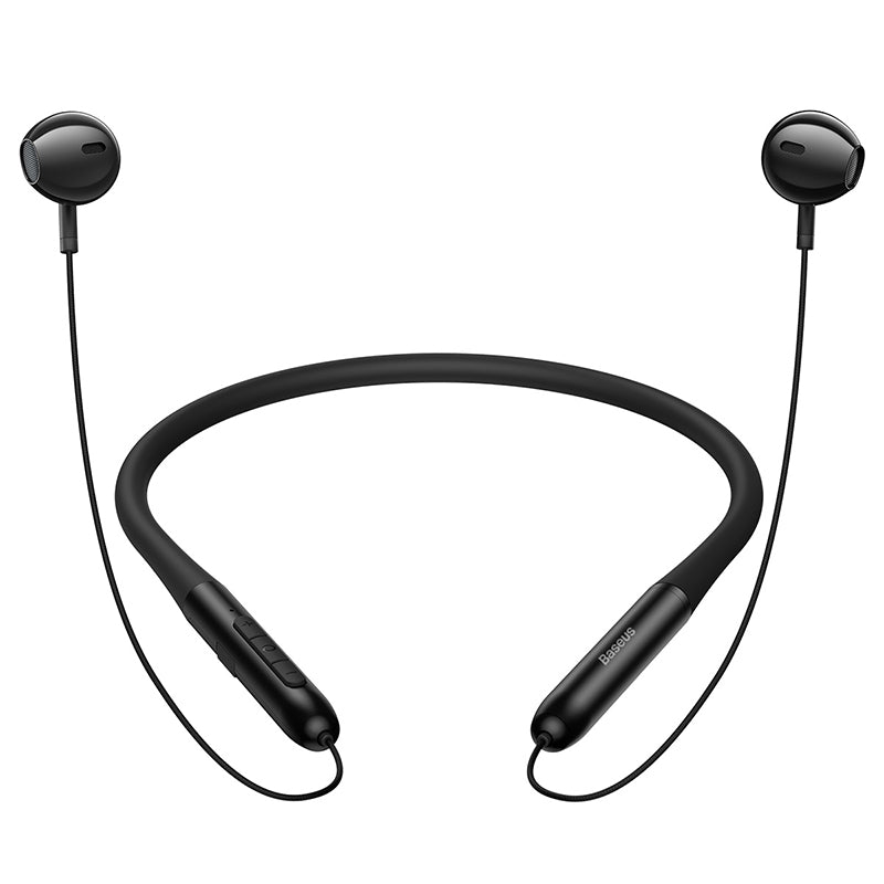 Baseus Bowie P1 Half In-Ear Neckband Wireless Earphones - Black