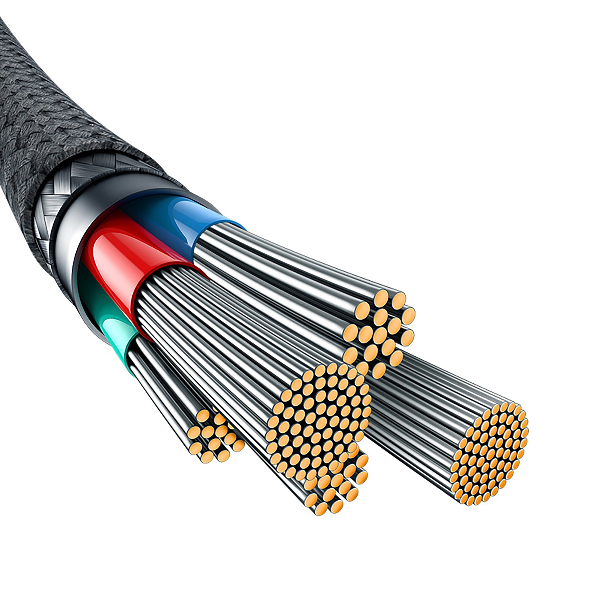 Baseus Unbreakable Series Fast Charging Data Cable Type C to iP 20W 2m Cluster Black