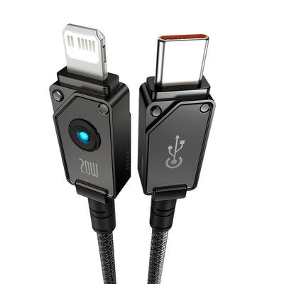Baseus Unbreakable Series Fast Charging Data Cable Type-C to iP 20W 1m Cluster Black