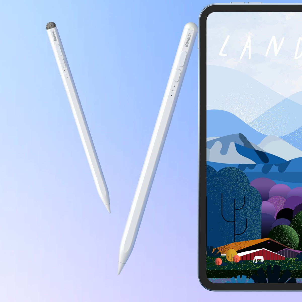 Baseus Smooth Writing 2 Series Stylus with LED Indicators - White