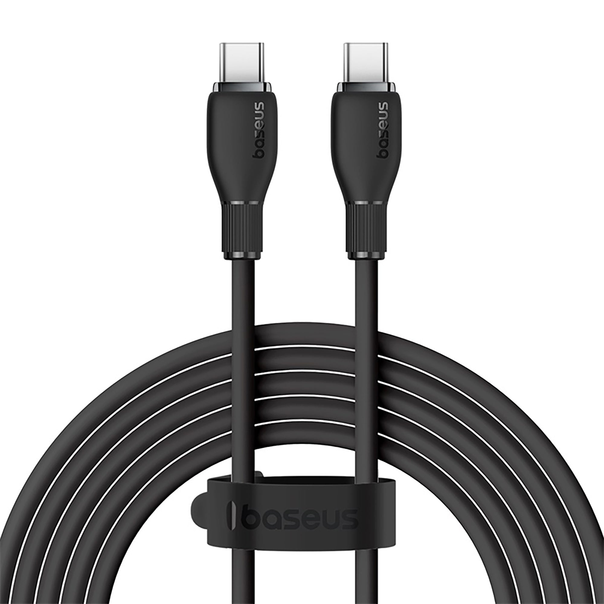 Baseus Pudding Series Fast Charging Cable Type-C to Type-C 100W 1.2m - Cluster Black