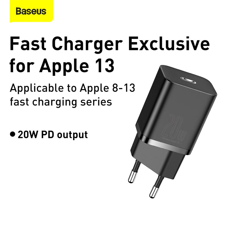 Baseus Super Si Quick Charger 1C 20W EU