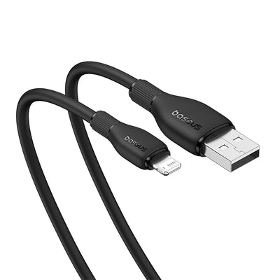Baseus Pudding Series Fast Charging Cable USB to iP 2.4A 1.2m - Cluster Black