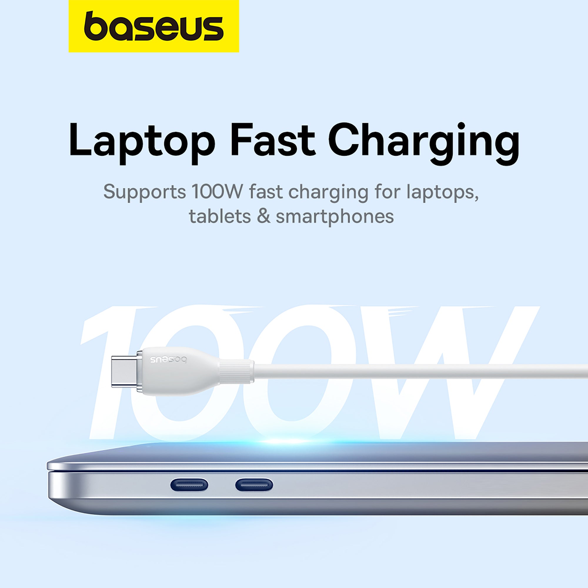 Baseus Pudding Series Fast Charging Cable Type C to Type C 100W 2m