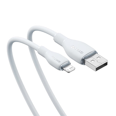 Baseus Pudding Series Fast Charging Cable USB to iP 2.4A 1.2m - Stellar White