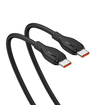 Baseus Pudding Series Fast Charging Cable Type-C to Type-C 100W 1.2m - Cluster Black