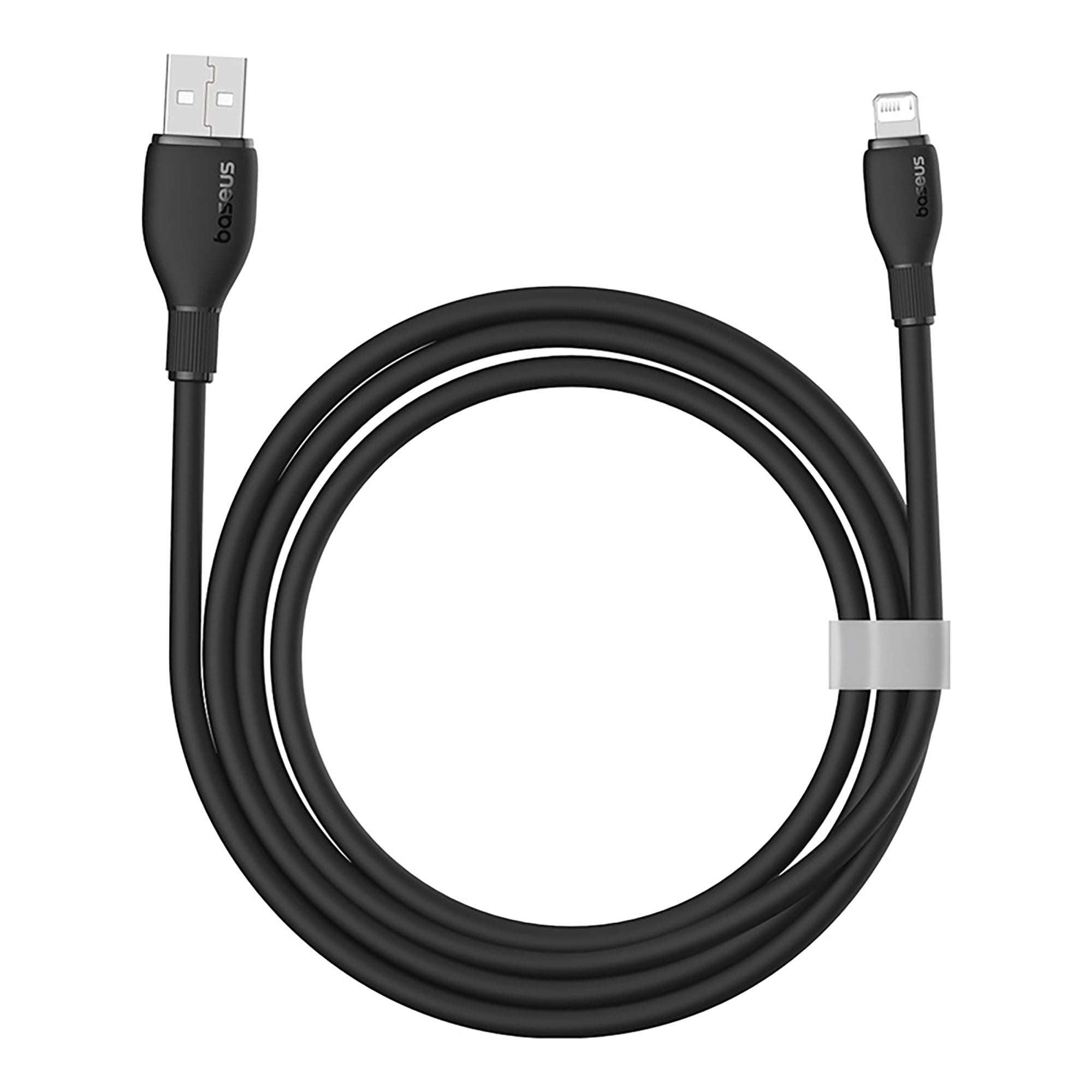 Baseus Pudding Series Fast Charging Cable USB to iP 2.4A 1.2m - Cluster Black