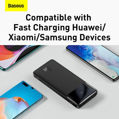 Baseus Bipow Series Digital Display Power Bank 10000mAh 15W - Black