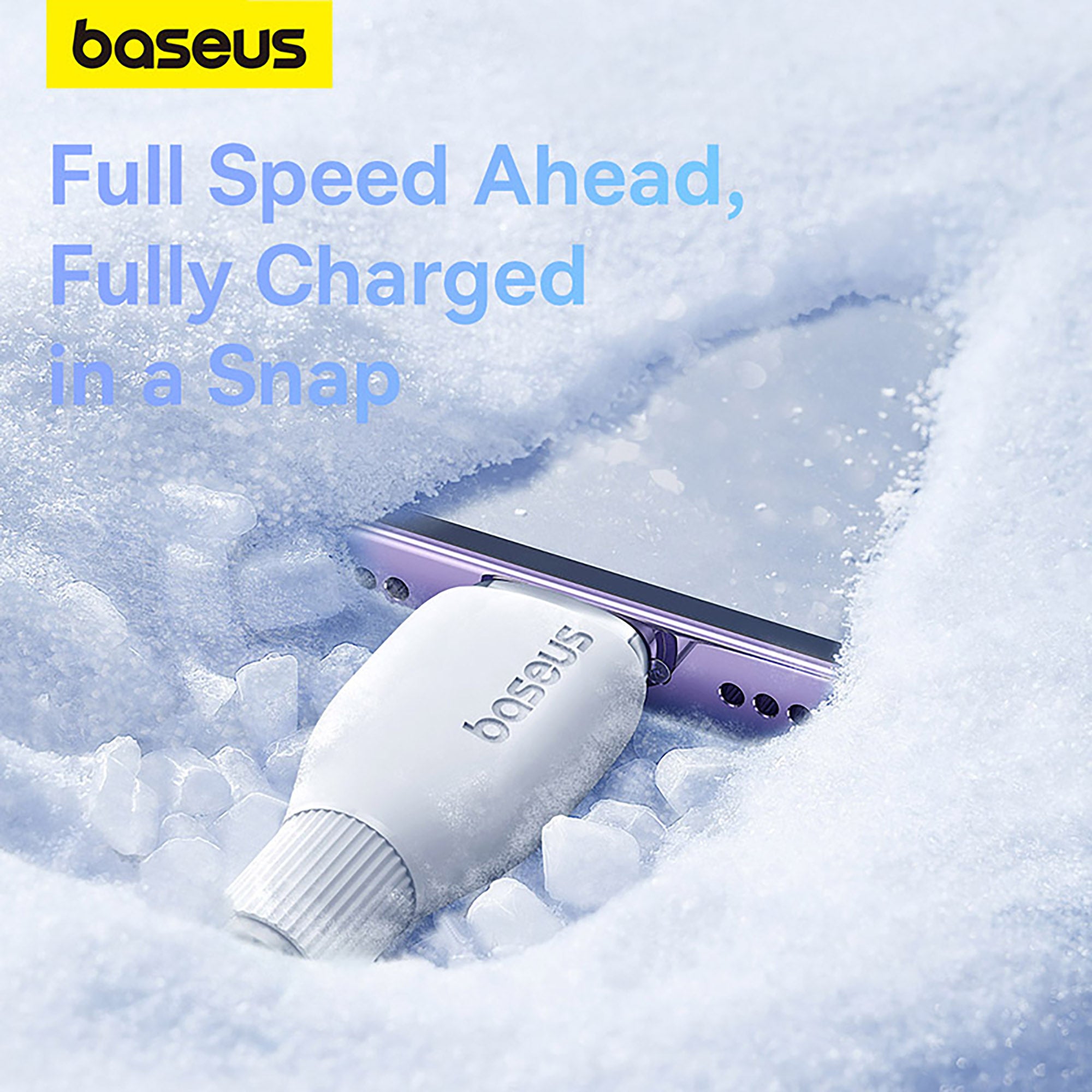 Baseus Pudding Series Fast Charging Cable USB to iP 2.4A 1.2m - Stellar White