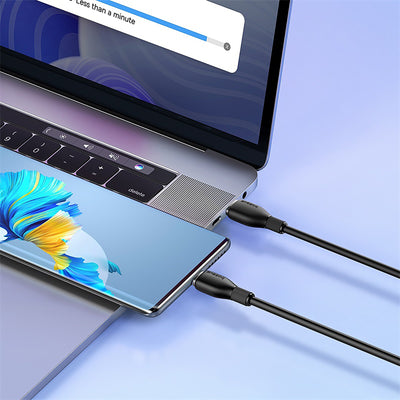Baseus Pudding Series Fast Charging Cable Type-C to Type-C 100W 1.2m - Cluster Black