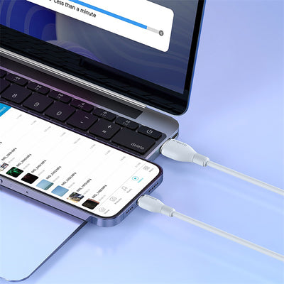Baseus Pudding Series Fast Charging Cable USB to iP 2.4A 1.2m - Stellar White