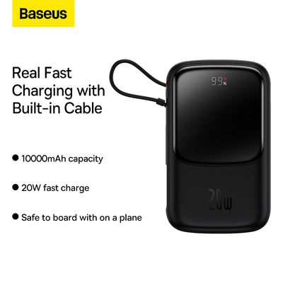 Baseus Qpow Pro Digital Display Fast Charge Power Bank 10000mAh 22.5W Type C