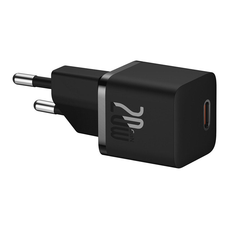 Baseus GaN5 Fast Charger(Mini) 1C 20W EU (With: Baseus Dynamic 3 Series Fast Charging Data Cable Type C to Type C 100W 1m