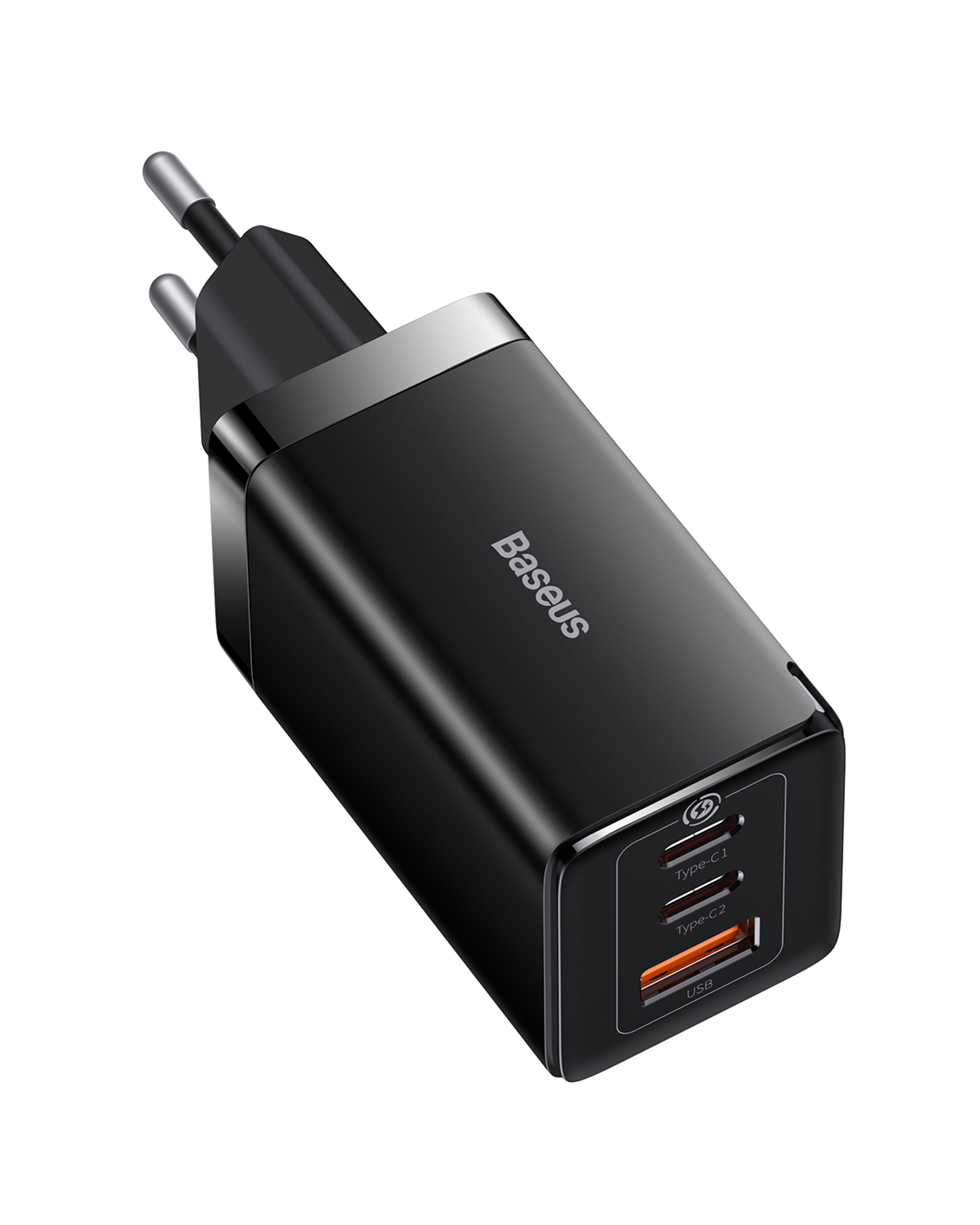 Baseus GaN5 Pro Fast Charger 2C+U 65W EU Adapter - Black