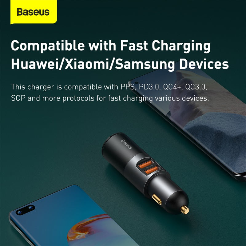 Baseus Share Together 120W 2 in 1 Car Charge