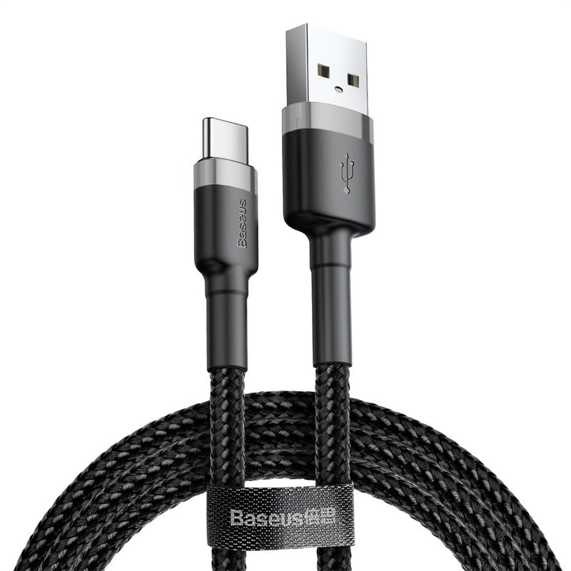 Baseus Cafule Series Fast Charging and Data Cable USB to Type C 2A 2M Gray