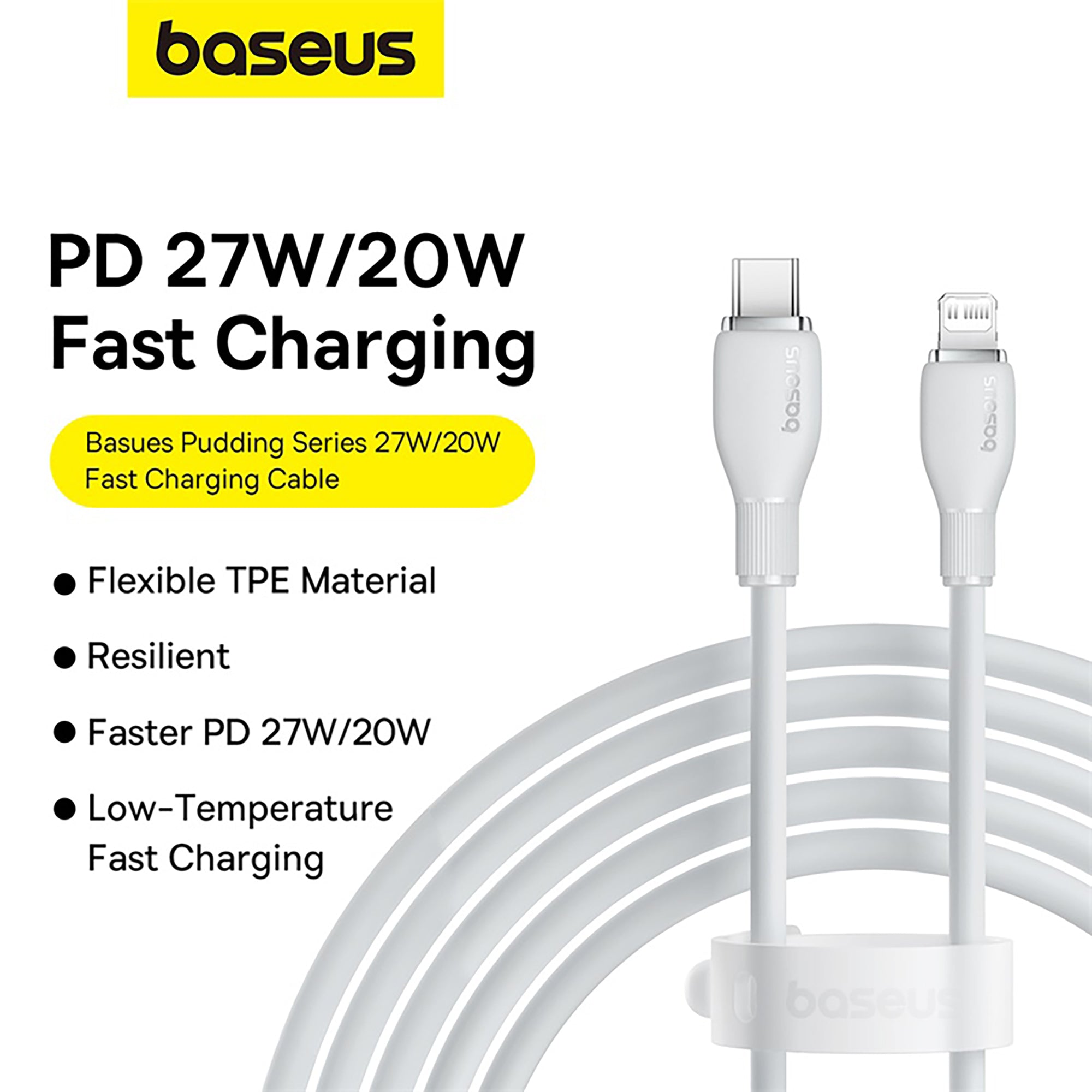 Baseus Pudding Series Fast Charging Cable Type C to iP 20W 2m