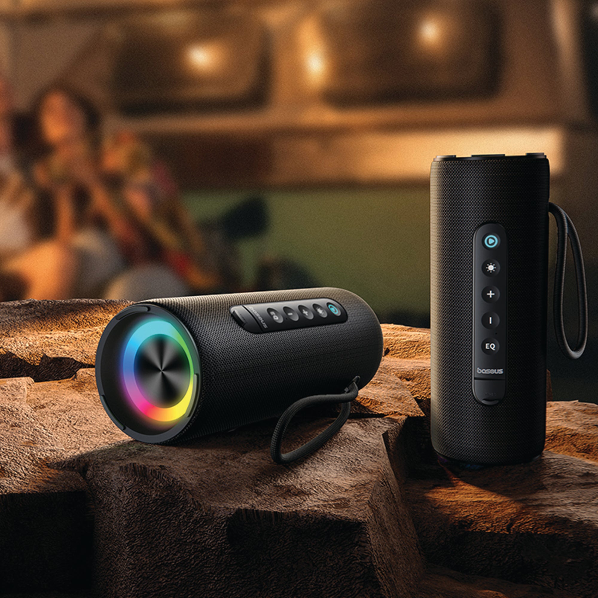Baseus AeQur VO20 Portable Wireless Speaker - Cluster Black
