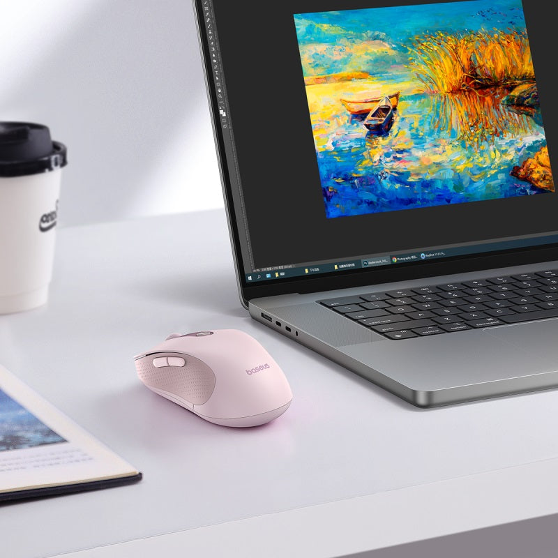 Baseus F02 Ergonomic Wireless Mouse Without battery