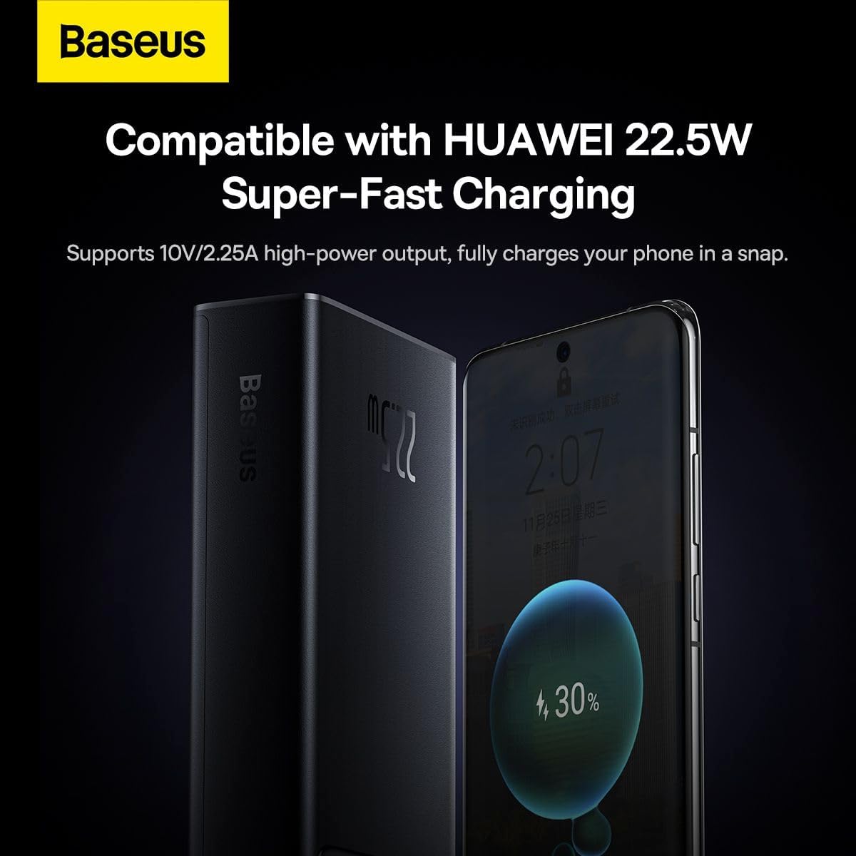 Baseus Star-Lord Digital Display Fast Charge Power Bank 30000mAh 22.5W