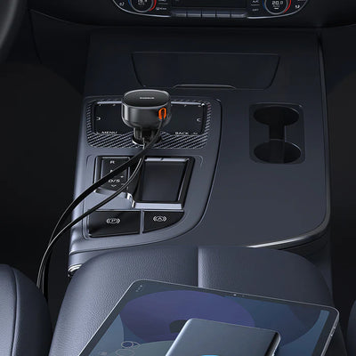 Enjoyment Pro Car Charger 1U  + C & iP Cable 60W
