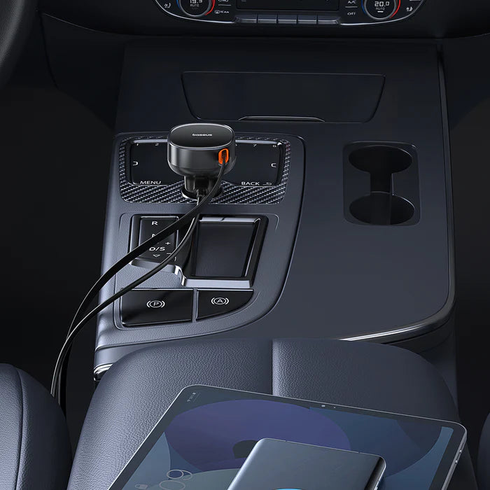 Enjoyment Pro Car Charger 1U  + C & iP Cable 60W